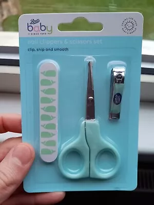 Boots Baby Nail Clippers And Scissors Set • £0.99