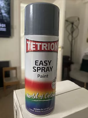 Tetrion Easy Spray Paint Hi Build Grey Primer For Wood Metal Ceramic Plastic • £6.90