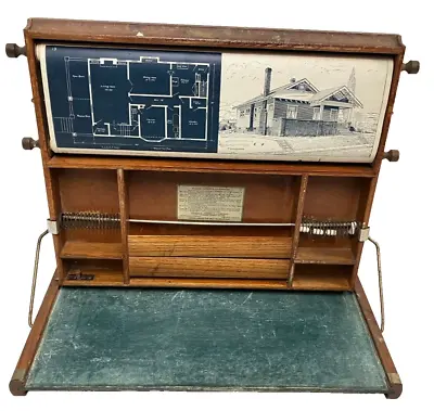 Antique 1923 Chautauqua Industrial Art School Desk Lewis E. Myers & Co Education • $150