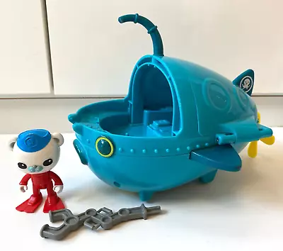 Octonauts Action Figure Toy Playset - GUP A Vehicle With Captain Barnacles • £10.75