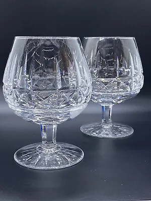 VINTAGE WATERFORD CRYSTAL KYLEMORE BRANDY SNIFTERS  5 1/8 - Set Of 2 • $98