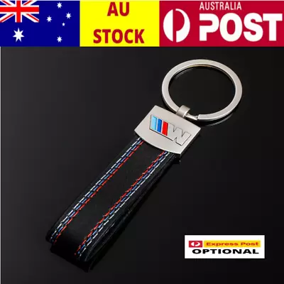 $12.74 • Buy BMW M Sport M Performance Leather Keyring Keychain For BMW 1/2/3/4/5/6 M3 M5 M6