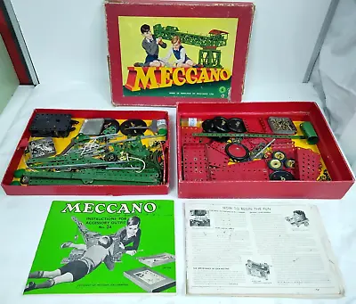 MECCANO SET No. 6 VINTAGE With 2 Manuals - SB50 • £250