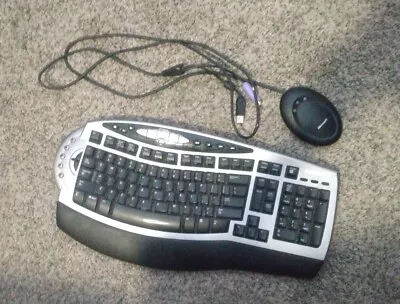 Microsoft Wireless Comfort Keyboard Model 1045 With Receiver And Mouse • $28