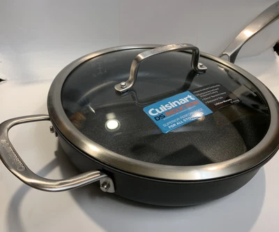 $42 • Buy Cuisinart DS Induction Skillet  10.5” For All Stove Top Skillet & Lid $65