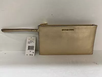 Michael Kors Bedford LG Zip Clutch Leather New • $70.99