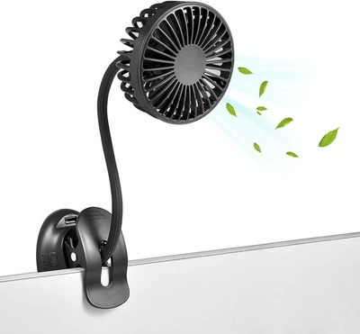 $42.86 • Buy Clip On Fan Usb Fan Mini Fan Battery Operated Desk Fan With Emergency Power Bank