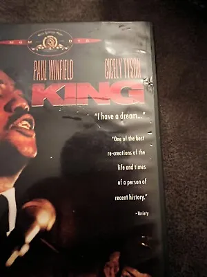 King (1978) DVD's Martin Luther Paul Winfield Cicely Tyson Ossie Davis History • $16.99