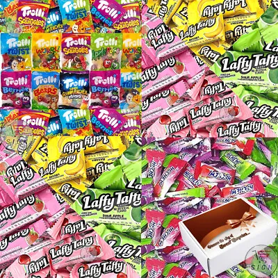 Trolli Hi-Chew Fruit Candy Laffy Taffy Mini Mixed Sweets Gift Box Candy Assorted • £12.99