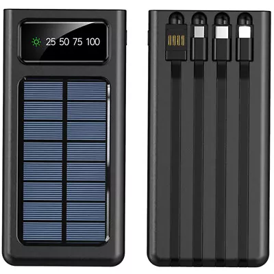 2024 Super 3000000mAh 4 USB Portable Charger Solar Power Bank For Cell Phone • $18.96