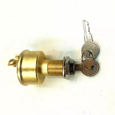 Marine Brass Construction Ignition Switch For Universal Boats MP39060-1 • $19.49