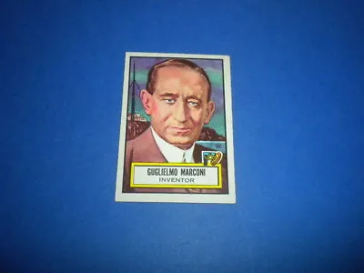 LOOK 'N SEE Trading Card #69 - T.C.G./TOPPS 1952 U.S.A. MARCONI • $4.99