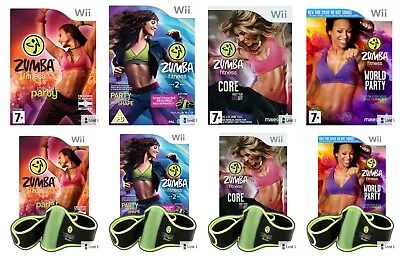 £14.97 • Buy Wii - Zumba | With Or Without Belt | Zumba 2 | World | Core