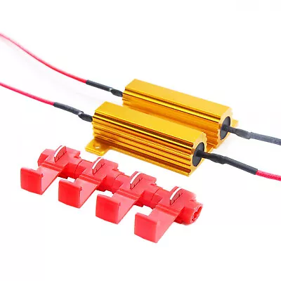 LED Load Equalizer 50W 6Ohm Resistor 1156 Rear Turn Signal Hyper Flash Canceler • $10.45