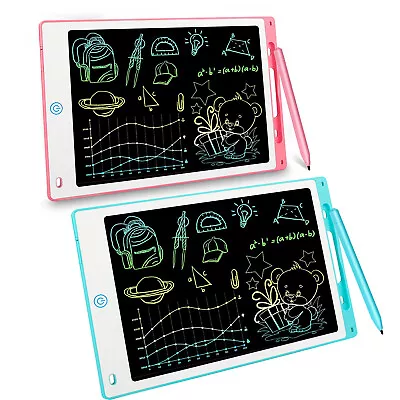 12  LCD Writing Tablet Electronic Drawing Notepad Doodle Board Kids Pad Play Toy • $9.99