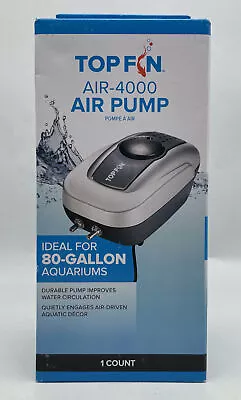 Top Fin Air-4000 Air Pump For 80 Gallon Aquariums • $39.99