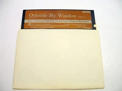 $9.99 • Buy Outside My Window Disk For Apple II+, Apple IIe, Apple IIc, Apple IIGS