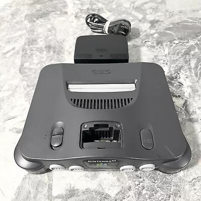 Nintendo 64 N64 Console No Jumper Expansion Pak With Power Supply • $69.99