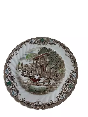 Heritage Hall Plate New Orleans French Provincial Ironstone 4411 England Salad • $15