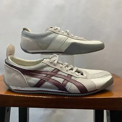 $148.50 • Buy Onitsuka Tiger Shoes Mens 12 Fencing Trainers Sneakers White Leather LA 84 HN522