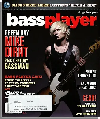 Bass Player - 2013 January - Green Day's Mike Dirnt Donald Fagan's Bassists • $4.99