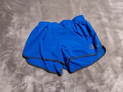 Victorias Secret VSX Sport Womens Running Shorts Blue Stretch Pull On S Small • $8.10