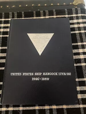 USS HANCOCK CVA-19 1968 1969 25th ANNIVERSARY WESTPAC VIETNAM WAR CRUISE BOOK • $95