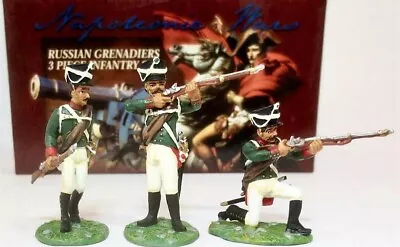 Britains Metal Soldiers - Russian Grendiers Infantry - Napoleonic Series - 17366 • £59.75