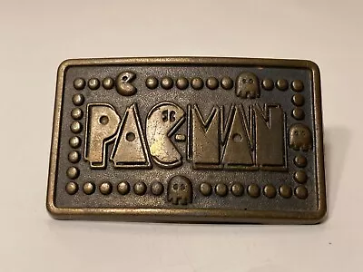 Pac Man Vintage 1980 Belt Buckle Lee N.Y. • $14.99