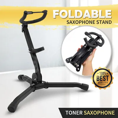 $28.98 • Buy New Saxophone Tripod Stand Holder Sax Alto Portable Musical Instrument