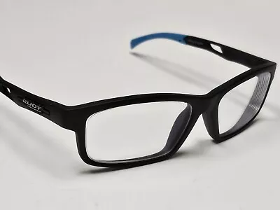 Rudy Project Institution T-Lock Black Blue Flexible Glasses Frames Made In Italy • $4.99