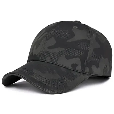 £10.49 • Buy Mens Camo Army Baseball Hat Trucker Camouflage Military Sport Summer Sun Cap UK