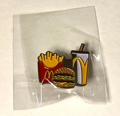 McDonalds Combo Meal - Big Mac Fries Drink - Lapel Pin - Brand New • $10