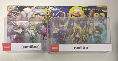 $150 • Buy Nintendo Amiibo Splatoon 3 Blue Octoling Yellow Inkling Smallfry Callie Marie