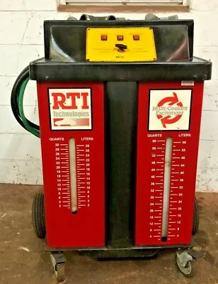 RTI MCX 1 Coolant Fluid Flush Exchanger Machine #168 • $500