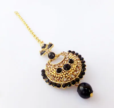 Indian Ethnic Party Wear Bollywood Gold Plated Cz Mang Tikka Fashion Jewelry T14 • $15.18