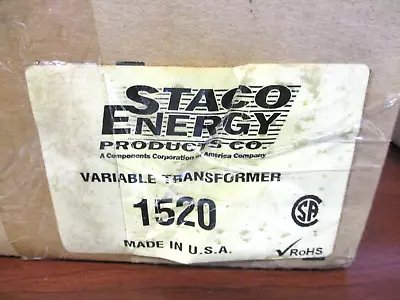 New Staco 1520 Manualy Variable Transformer • $465