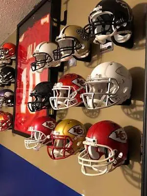 Mini Football Helmet Wall Hanger Mount • $8.75