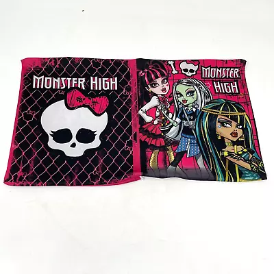 Monster High Book Cover School Supplies Accessory Mattel Stretch Cover • $6