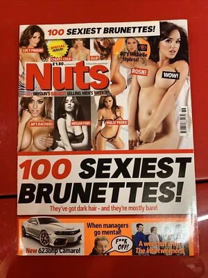 £9.95 • Buy 'Nuts' Mag 10-16 Sept 2010 ‘100 Sexiest Brunettes’ LUCY PINDER, MEGAN FOX + More