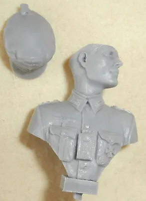 £5.95 • Buy 1/16 Scale Resin Bust German Wehrmacht Officer, Unpainted