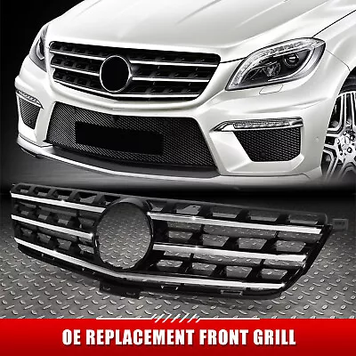 [Horizontal Slats] For 12-15 Mercedes ML350 ML550 ML63 AMG Front Bumper Grille • $168.61