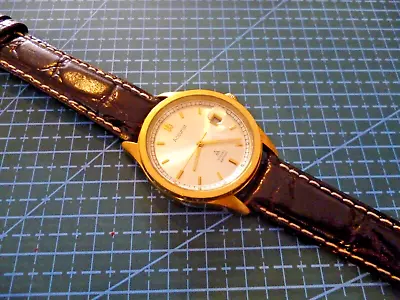 Men's Accurist Date Quartz Watch Running Keeping Time • £24.99