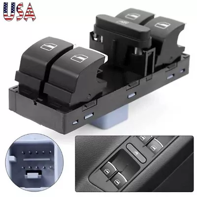 Master Power Window Switch Front Left Driver For VW Passat Tiguan Jetta Golf CC • $11.58