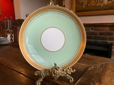£16 • Buy Antique Mintons Pastel And Gold Cabinet Plate