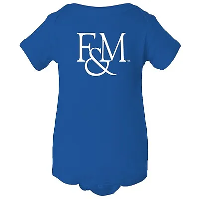 Franklin & Marshall Diplomats Primary Logo Infant Creeper Bodysuit - Royal • $23.99