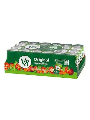 V8 Original 100% Vegetable Juice 5.5 Fl Oz Can (Pack Of 24) • $24.99