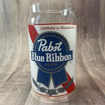 Pabst Blue Ribbon PBR Retro Can Glass 16 Oz. Beer Glass • $19.99