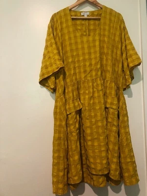 $9.99 • Buy ASOS Flutter Sleeve Midi Dress Marigold Cheesecloth – NWT  Size 18