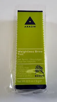 ARROW Weightless Brow Tint .11 Oz Dark Brown Tinted Gel Sample Travel Size Mini • $14.99